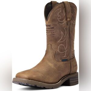 Ariat Men's Brown Western Waterproof Boots